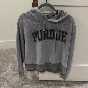 Purdue Women's Gray Hoodie